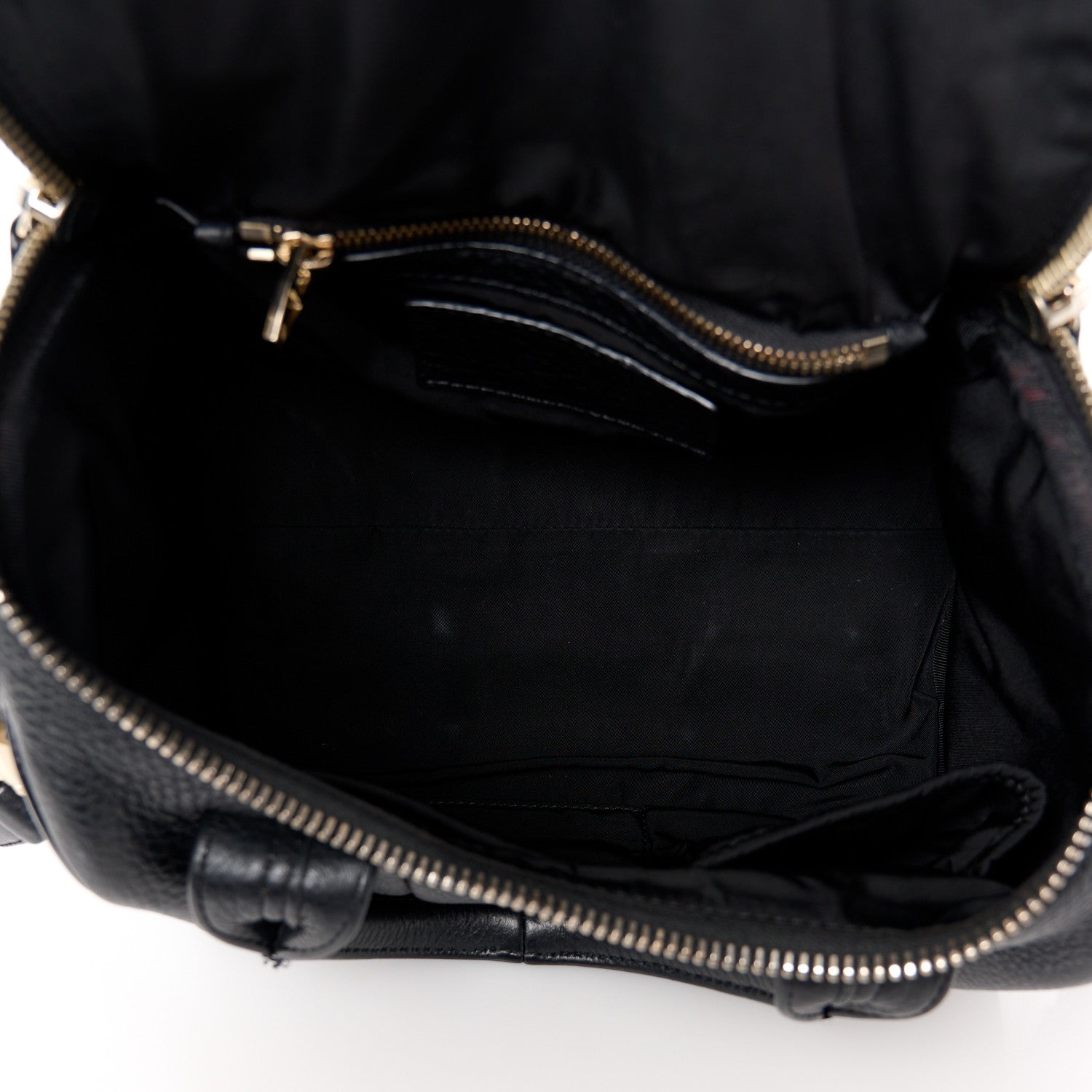 Alexander Wang Pebbled Lambskin Mini Rockie Black Pale Gold Hardware 5 of 9