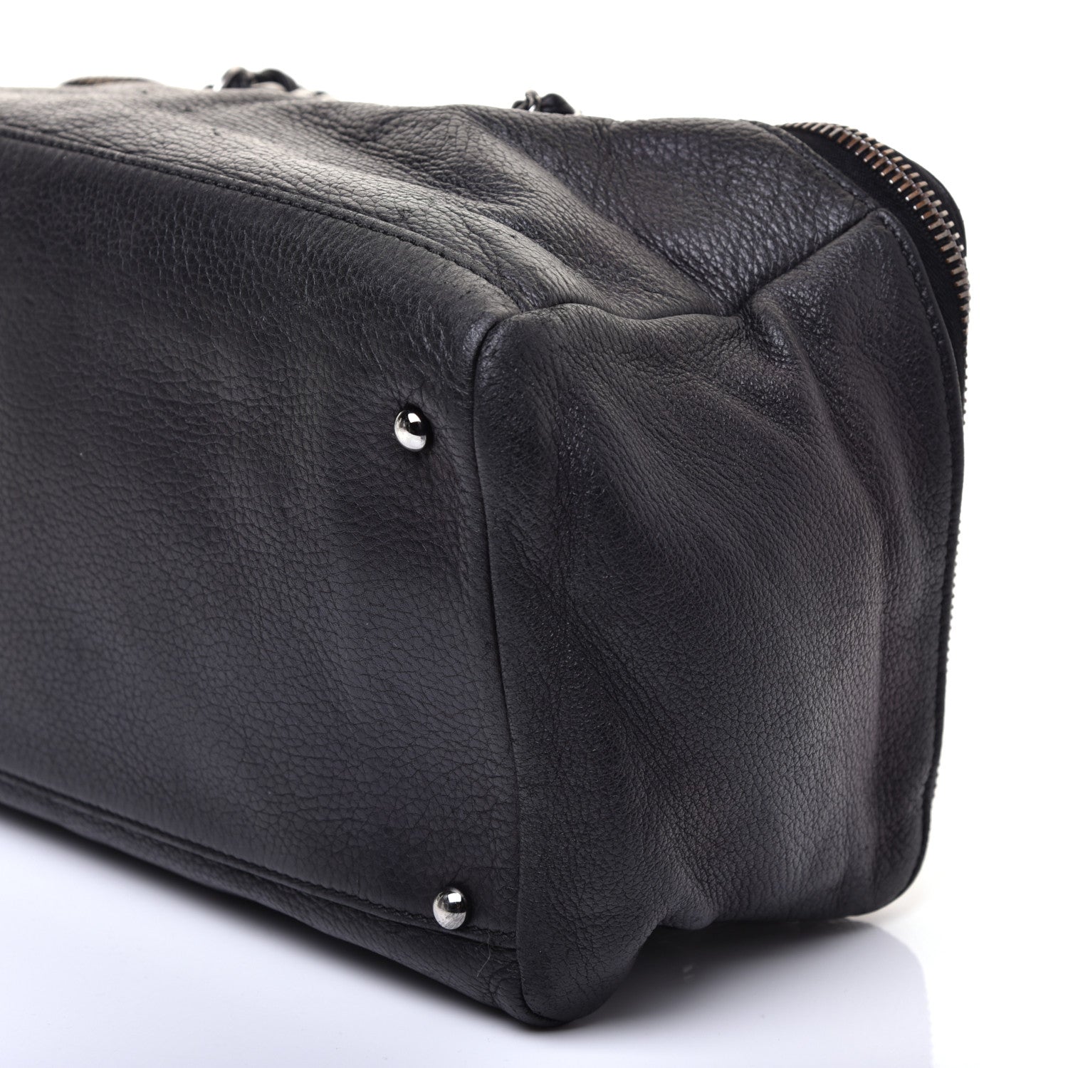 Chanel Deerskin Luxe Ligne Bowler Black 7 of 10