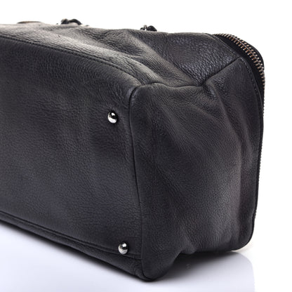 Chanel Deerskin Luxe Ligne Bowler Black 7 of 10