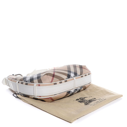 Burberry Supernova Check Medium Barton Hobo White 4 of 8