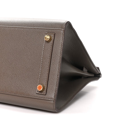 Hermes Epsom Birkin Sellier 30 Etain 9 of 9