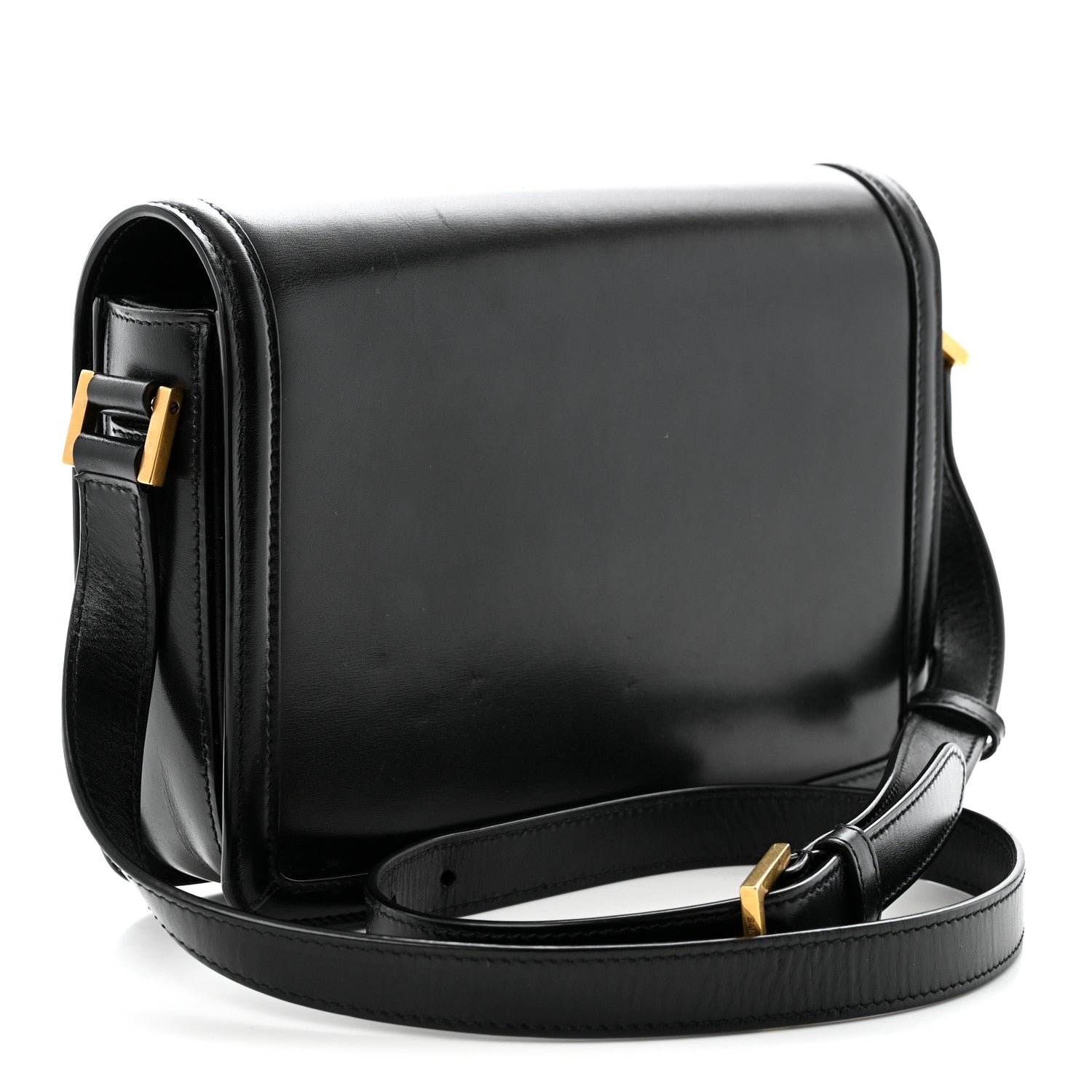 Saint Laurent Smooth Calfskin Small Solferino Satchel Black 3 of 12