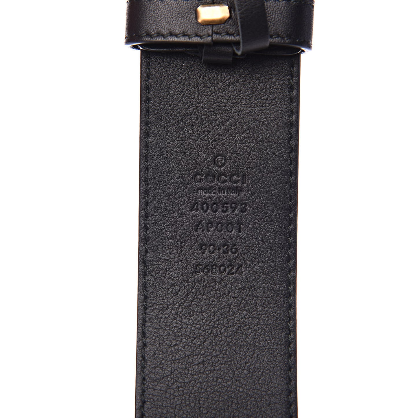 Calfskin Double G 40mm Belt 90 36 Black