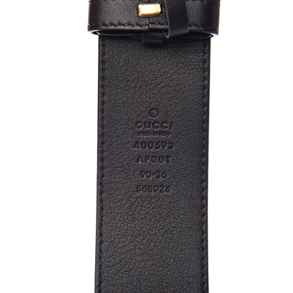 Gucci Calfskin Double G 40mm Belt 90 36 Black 5 of 6