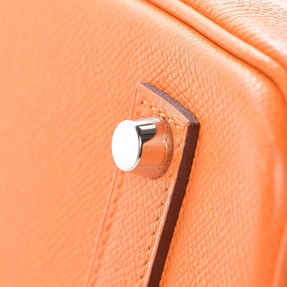 Hermes Epsom Birkin 35 Orange 33 of 49
