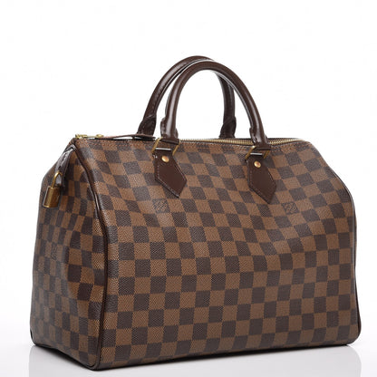 Louis Vuitton Damier Ebene Speedy 30 3 of 7