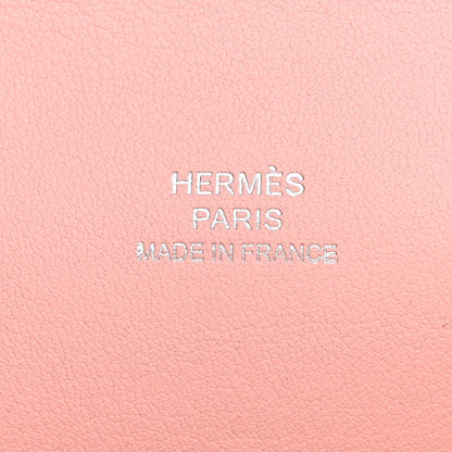 Hermes Swift Kelly Pochette Clutch Rose Sakura 6 of 11