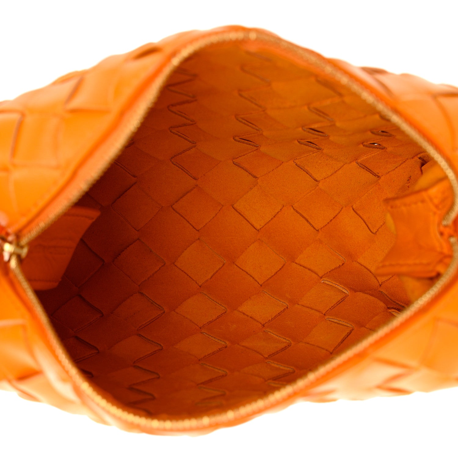 Bottega Veneta Nappa Intrecciato Small Loop Camera Bag Tangerine 5 of 9