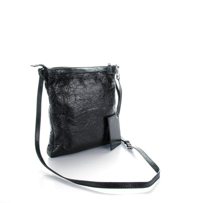 Balenciaga Agneau Giant 12 Silver Hardware Flat Crossbody Black 3 of 7
