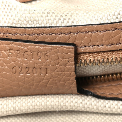Gucci Pebbled Calfskin Medium Soho Chain Shoulder Bag Camelia 7 of 9