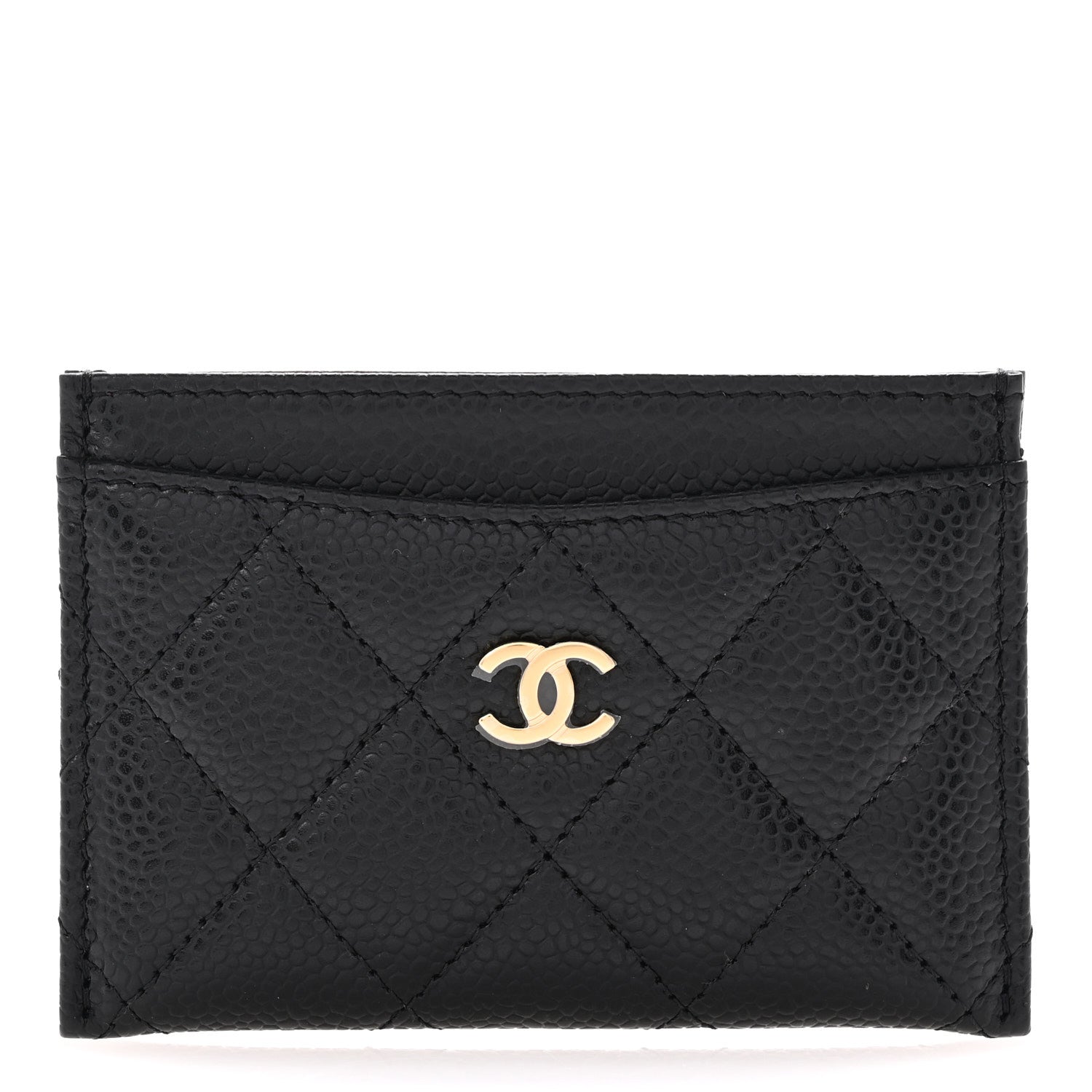 Chanel Caviar Quilted Card Holder Black 1 of 9