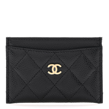Chanel Caviar Quilted Card Holder Black 1 of 9