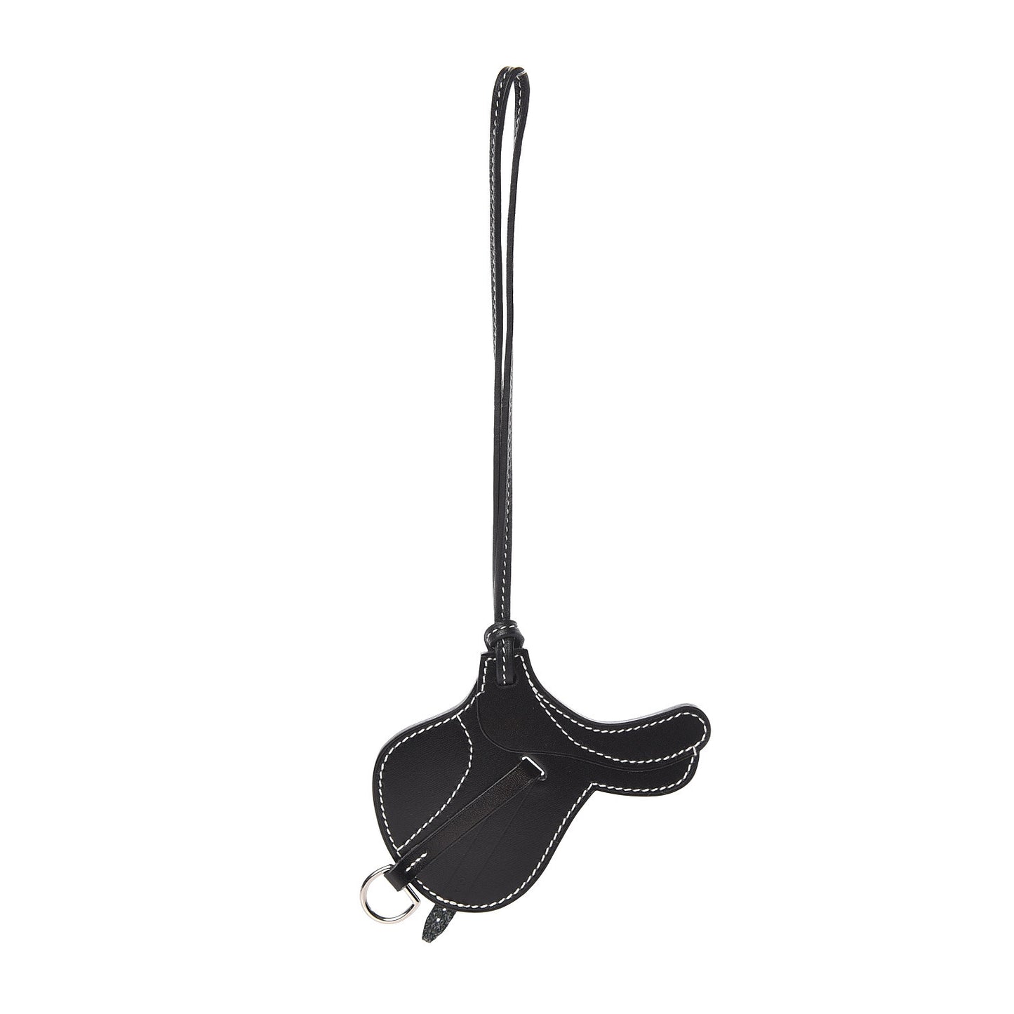 Box Paddock Selle Horse Saddle Bag Charm Black