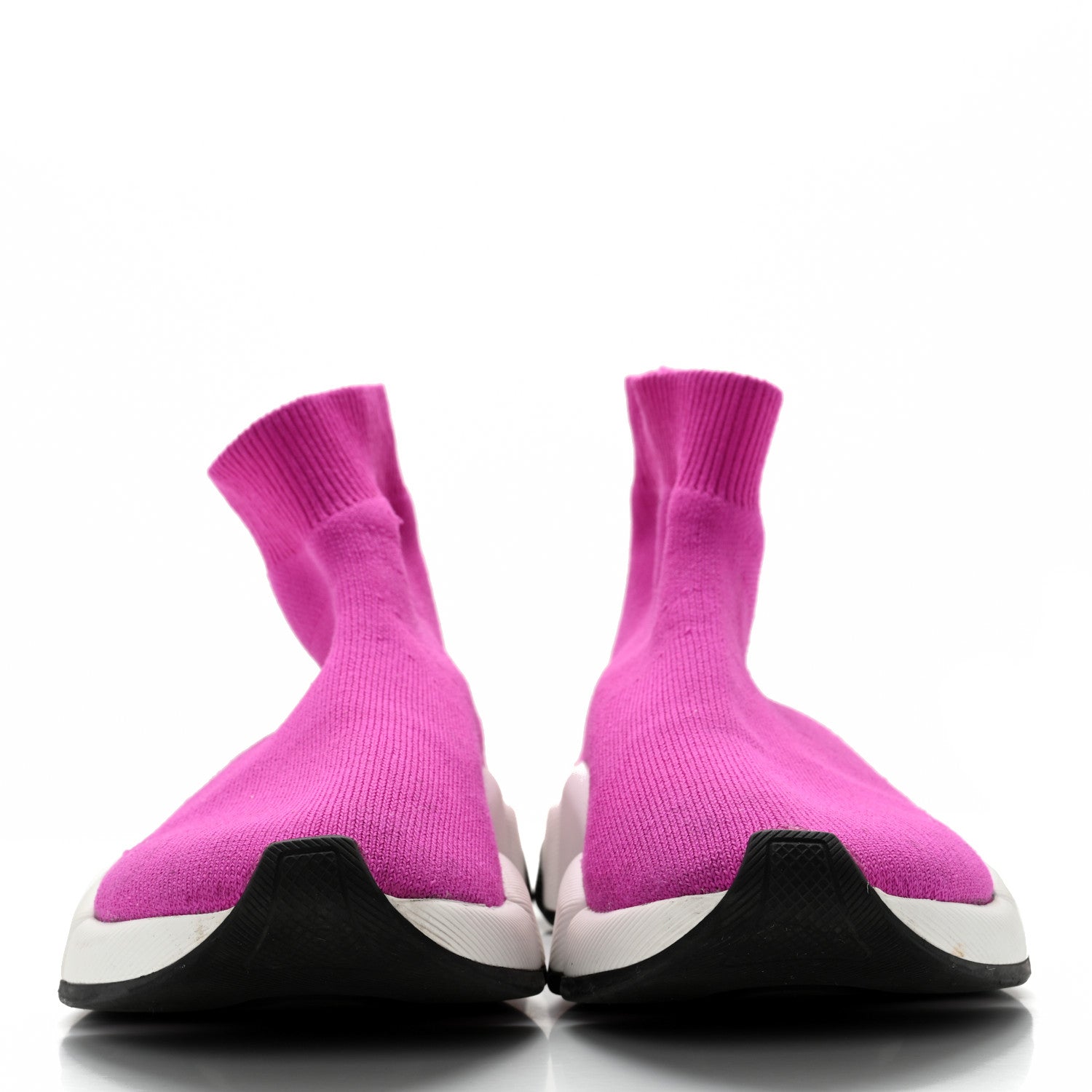 Balenciaga Technical 3D Recycled Knit Womens Speed 2.0 Sneakers 36 Pink White 2 of 14