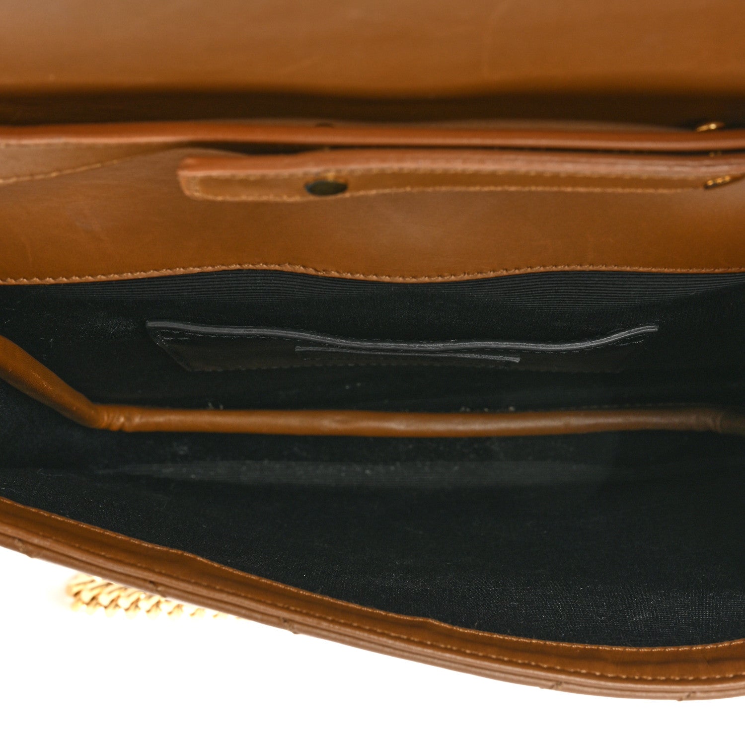 Saint Laurent Calfskin Matelasse Chevron Medium Monogram Satchel Brick 5 of 17