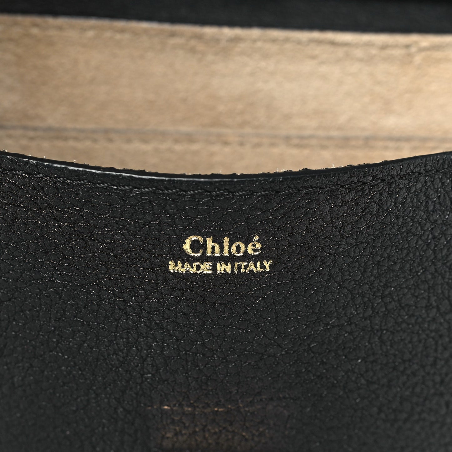 Grained Lambskin Mini Drew Shoulder Bag Black