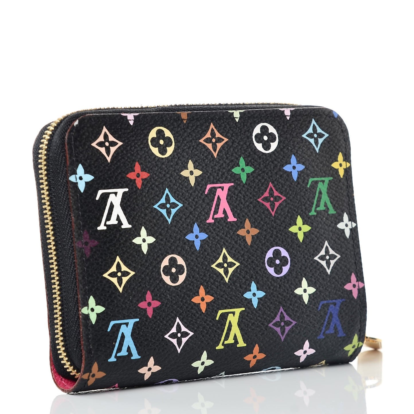 Monogram Multicolor Zippy Coin Purse Black Grenade