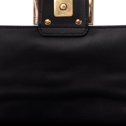 Fendi Nappa FF 1974 Embossed Mini Baguette Black 10 of 11