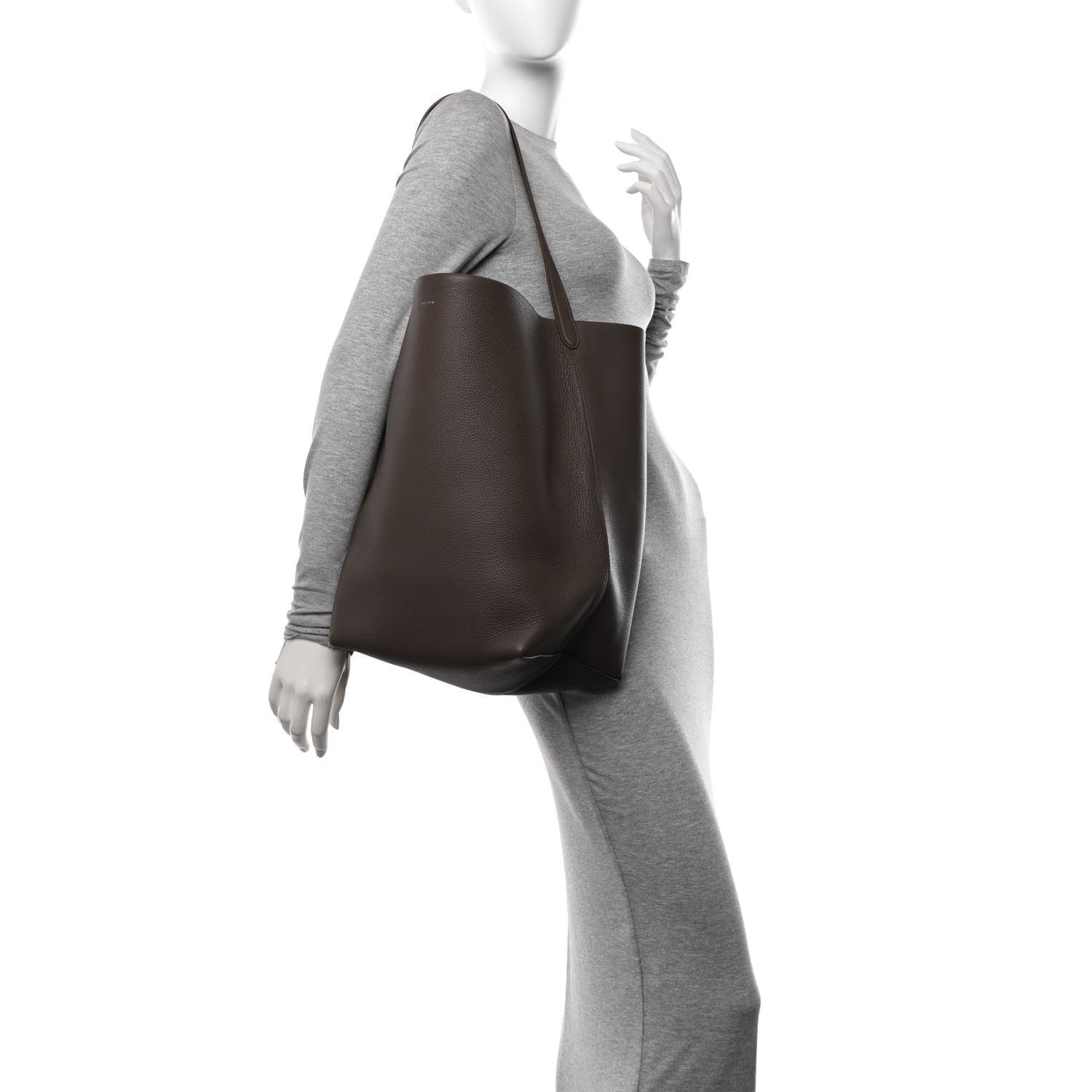 The Row Grained Calfskin Large N/S Park Tote Elephant 2 of 10