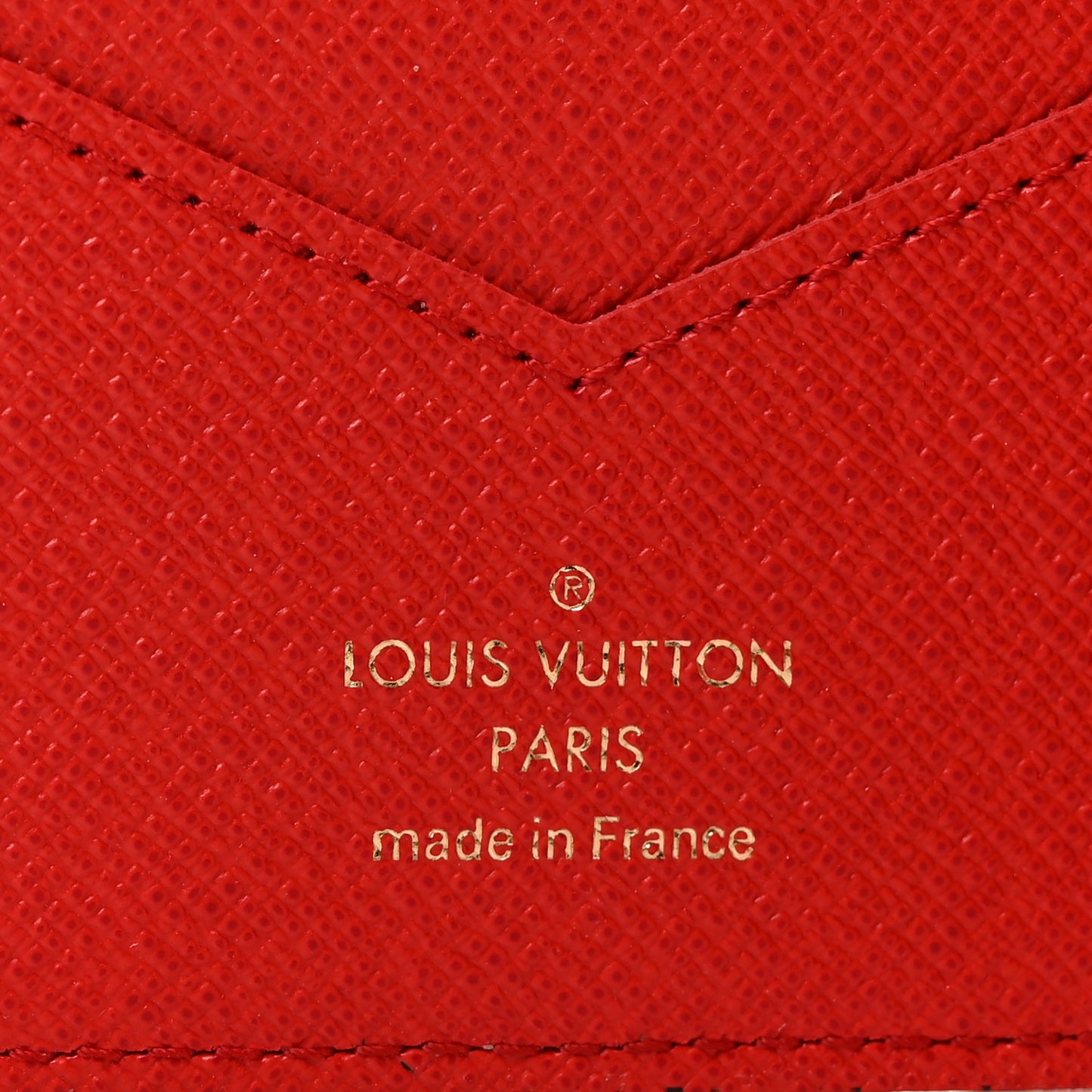LOUIS VUITTON Monogram 2019 Christmas Animation Passport Cover Rouge