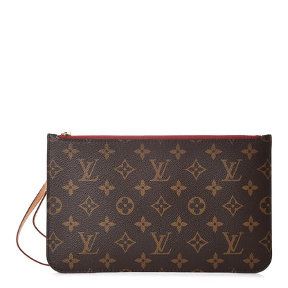 Louis Vuitton Monogram Neverfull MM GM Pochette Cherry 1 of 8