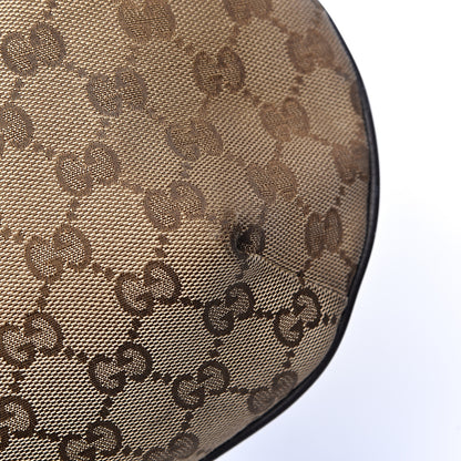 Gucci Monogram Medium Half Moon Hobo Dark Brown 14 of 15