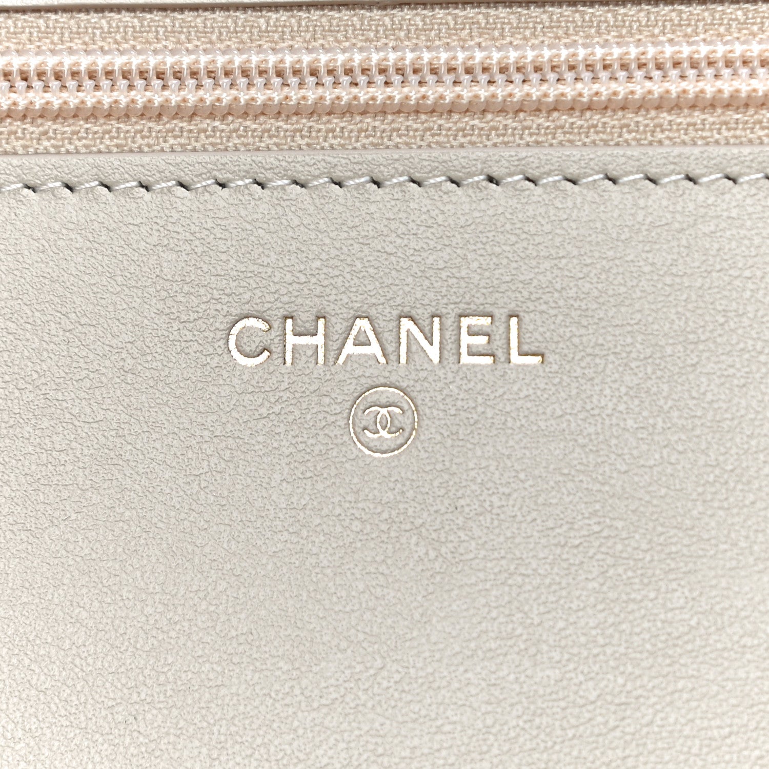 Chanel Tweed Shearling Quilted Chanel Wallet On Chain WOC and Coin Purse Beige Black 9 of 14