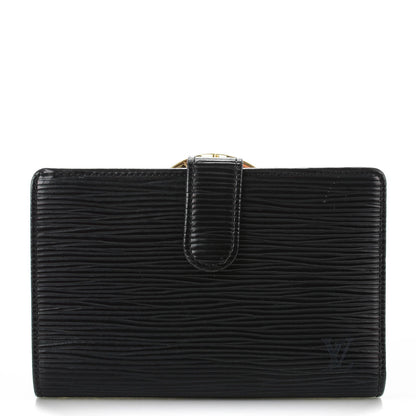 Louis Vuitton Epi French Purse Wallet Black 1 of 7