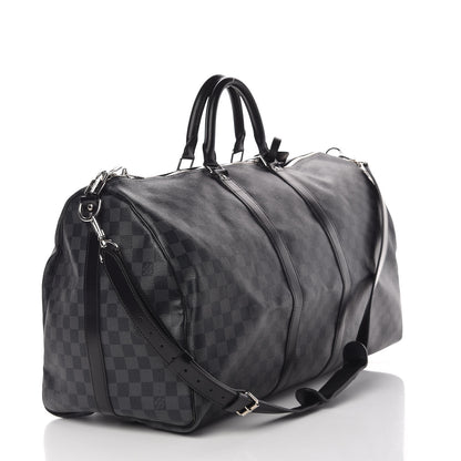 Louis Vuitton Damier Graphite Keepall Bandouliere 55 3 of 17
