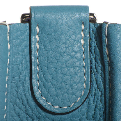 Hermes Taurillon Clemence Evelyne III GM Blue Jean 7 of 17