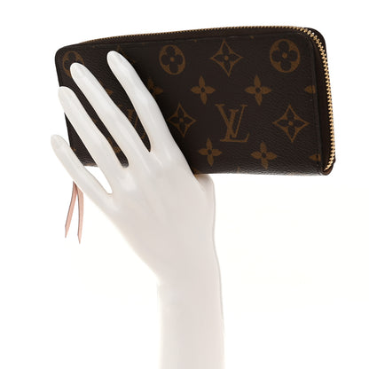 Louis Vuitton Monogram Clemence Wallet Rose Ballerine 2 of 7