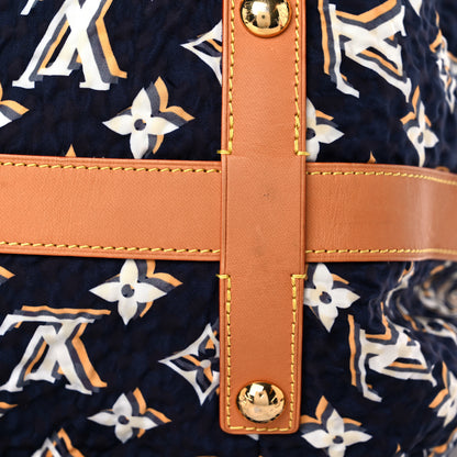 Louis Vuitton Nylon Monogram Cruise Bulles GM Navy 13 of 18