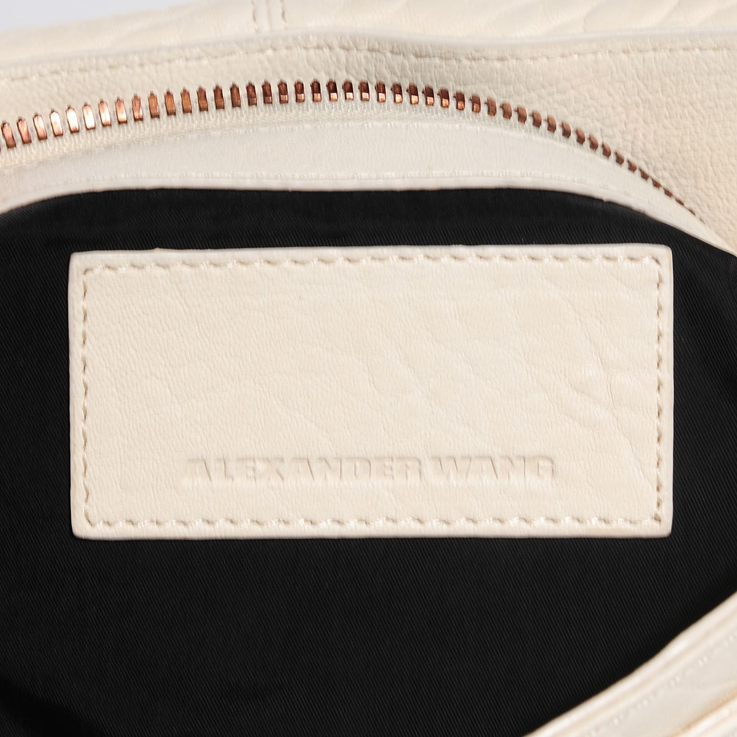 Pebbled Lambskin Lia Sling Opaline Rose Gold Hardware