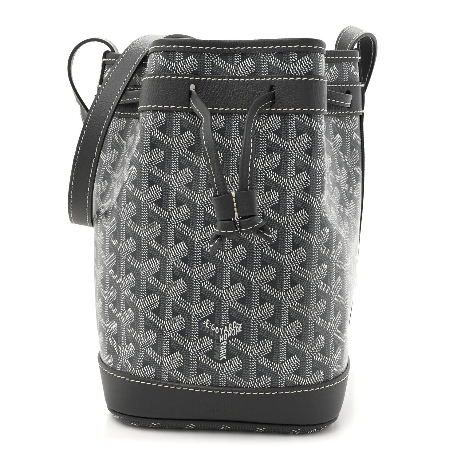 Goyard Goyardine Petit Flot Bucket Bag PM Grey 1 of 11