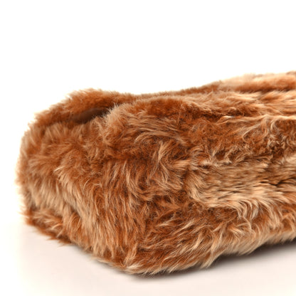 Chanel Shearling Lambskin Small Souplissimo Maxi Flap Brown 8 of 10