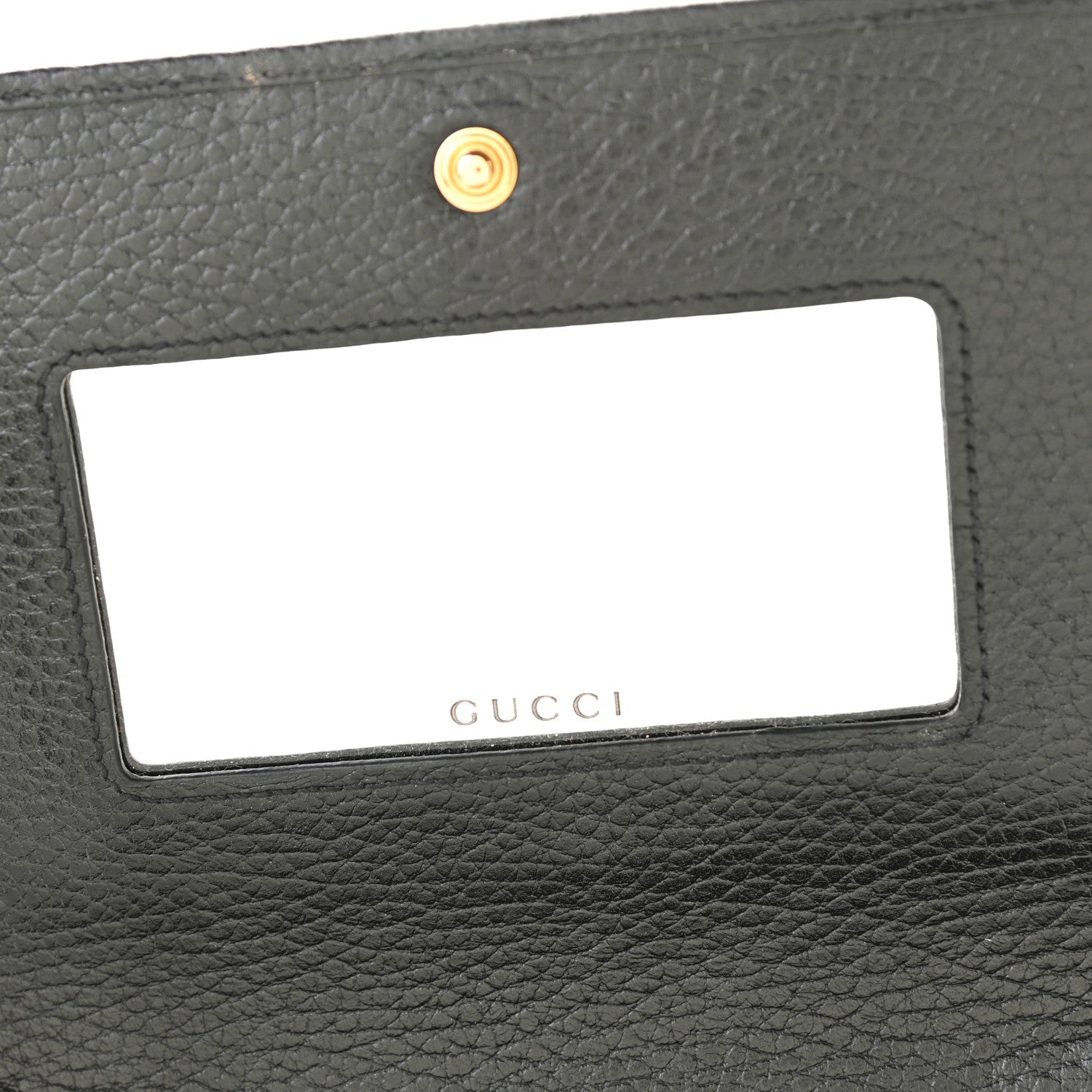 Gucci Calfskin Mini GG Marmont Chain Wallet Black 6 of 8