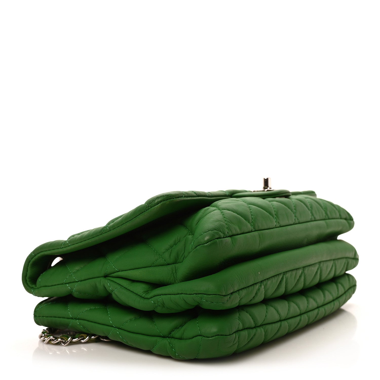 Chanel Calfskin Quilted Tender Touch Flap Bag Green 4 of 10
