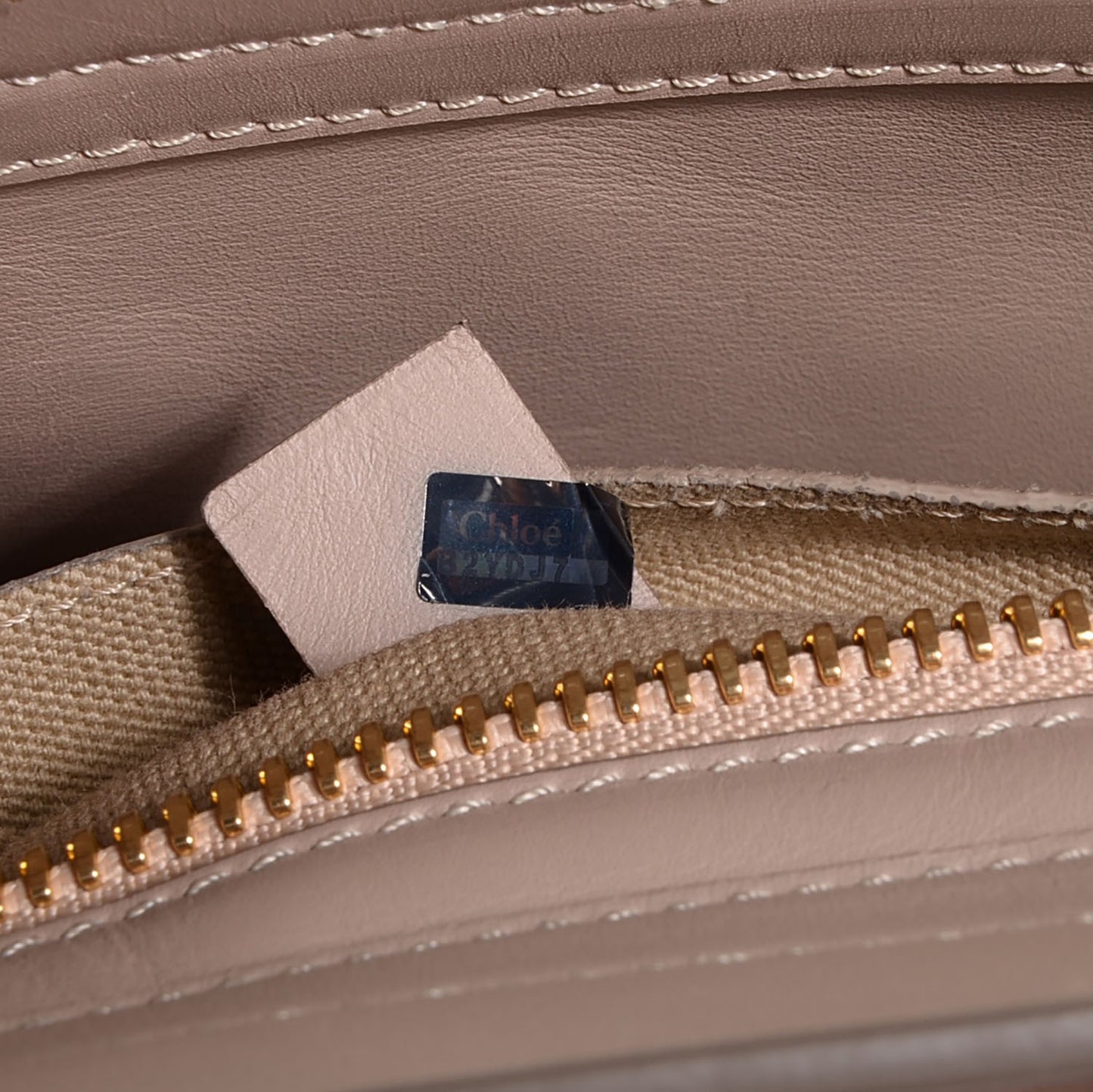Grained Calfskin Small Cate Satchel Blush