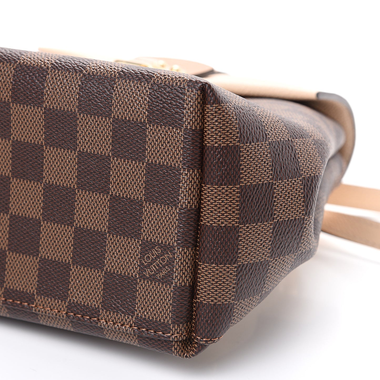 Damier Ebene Clapton Backpack Creme