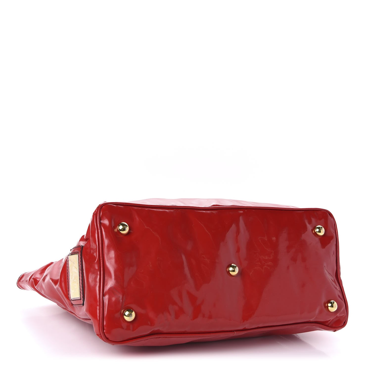 Valentino Garavani Patent Lacca Bow Tote Red 4 of 11