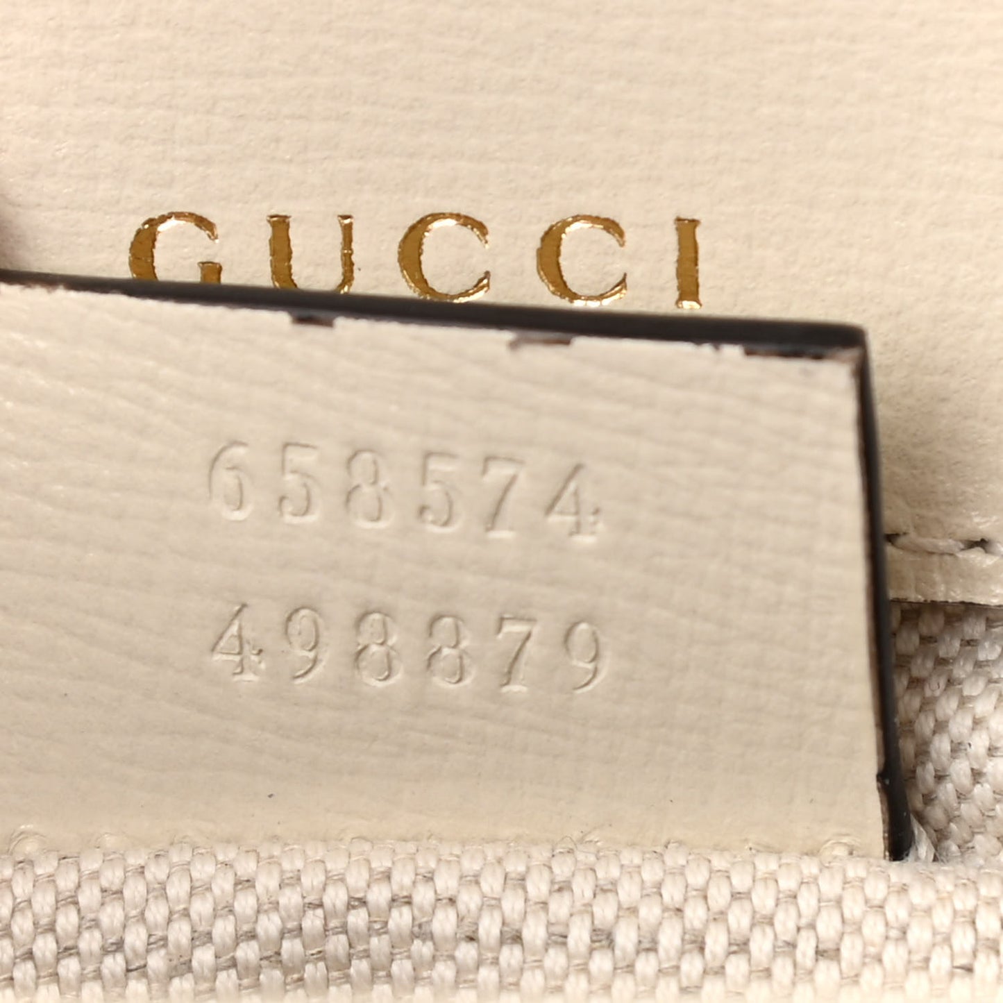 GG Supreme Monogram Web Mini Horsebit 1955 Shoulder Bag Beige Mystic White