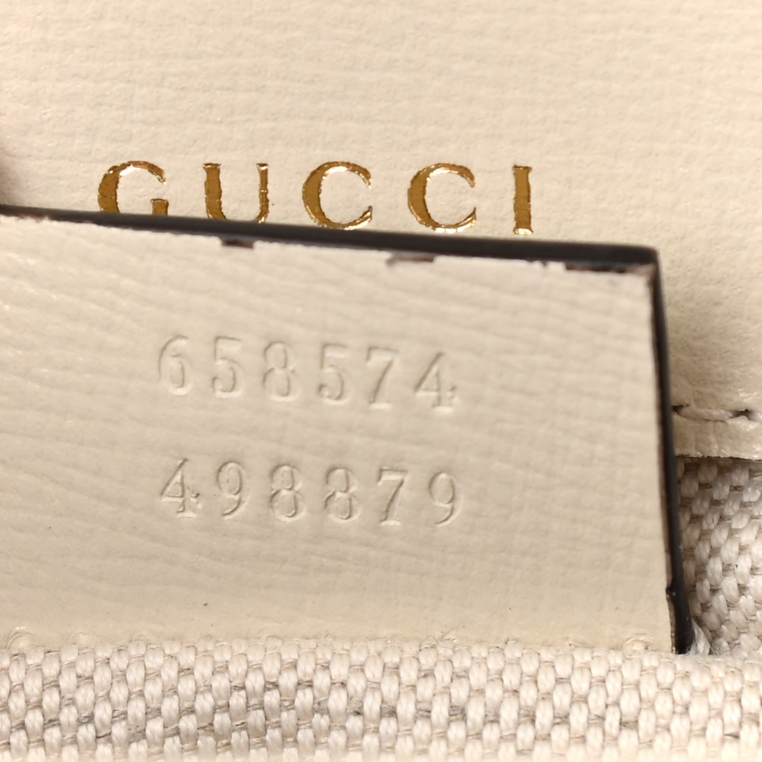 Gucci GG Supreme Monogram Web Mini Horsebit 1955 Shoulder Bag Beige Mystic White 8 of 11