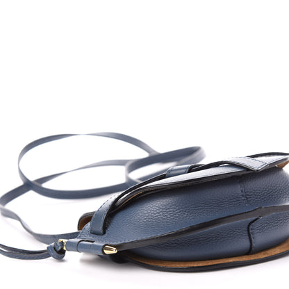 Loewe Grained Calfskin Mini Gate Crossbody Bag Steel Blue 7 of 9