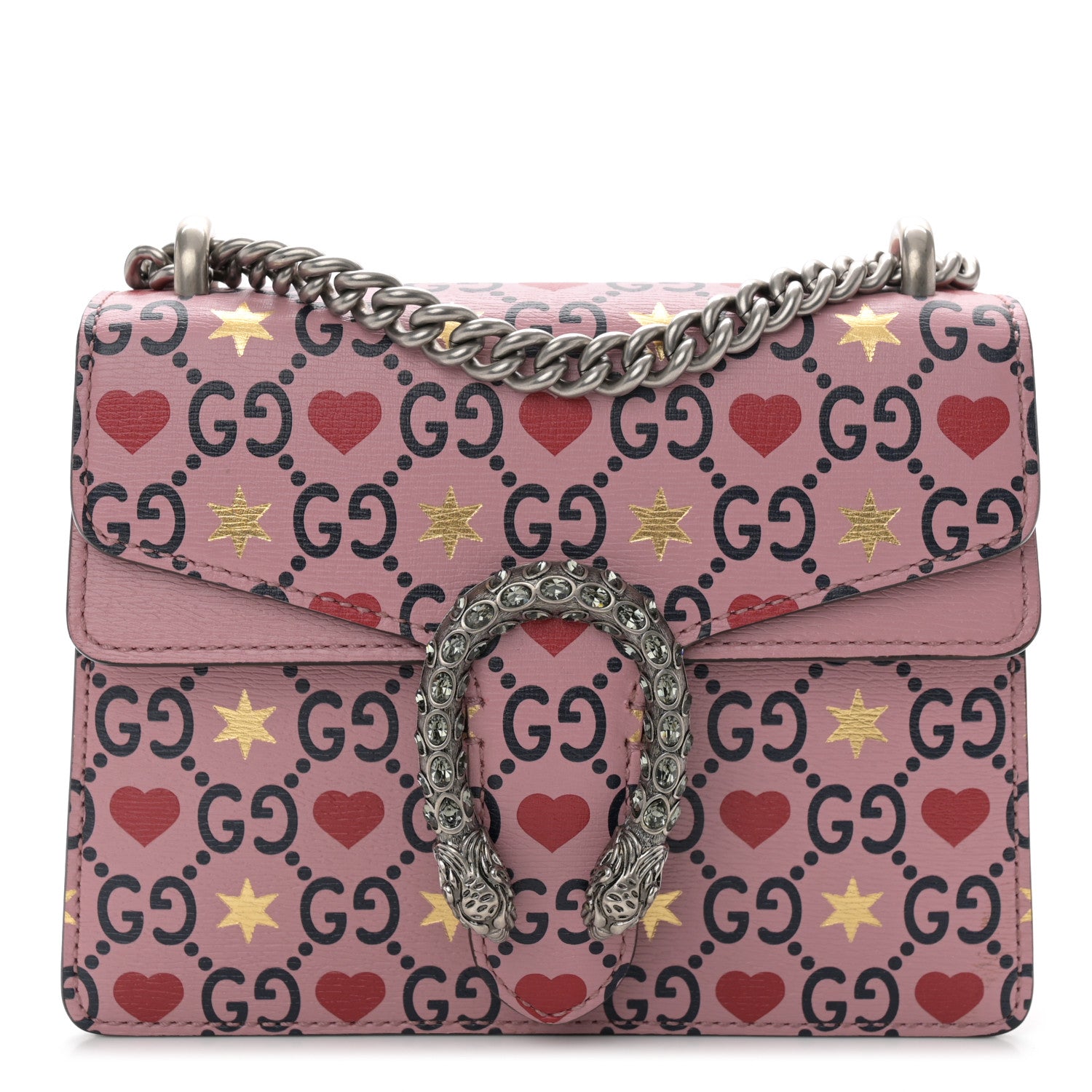 Gucci Calfskin Valentine's Day Exclusive Mini Dionysus Shoulder Bag 1 of 14