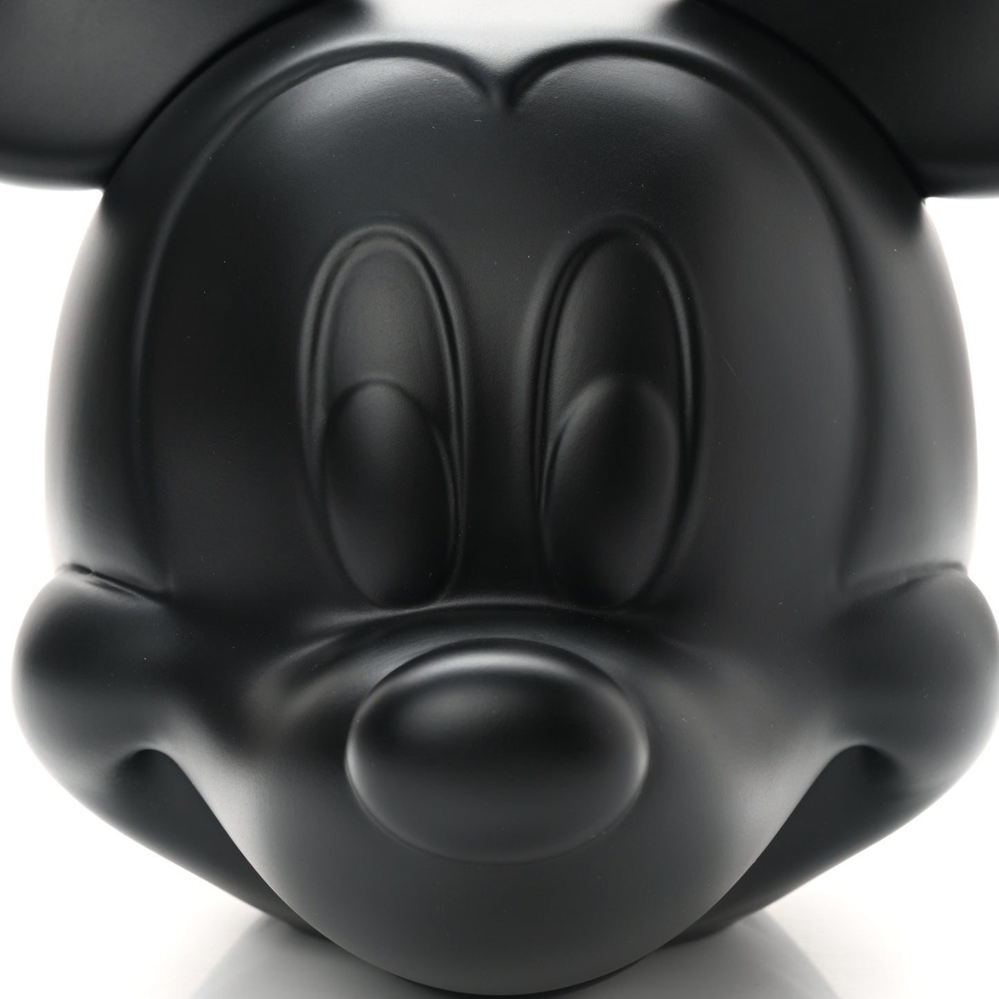 X DISNEY Plastic Mickey Mouse Top Handle Bag Matte Black