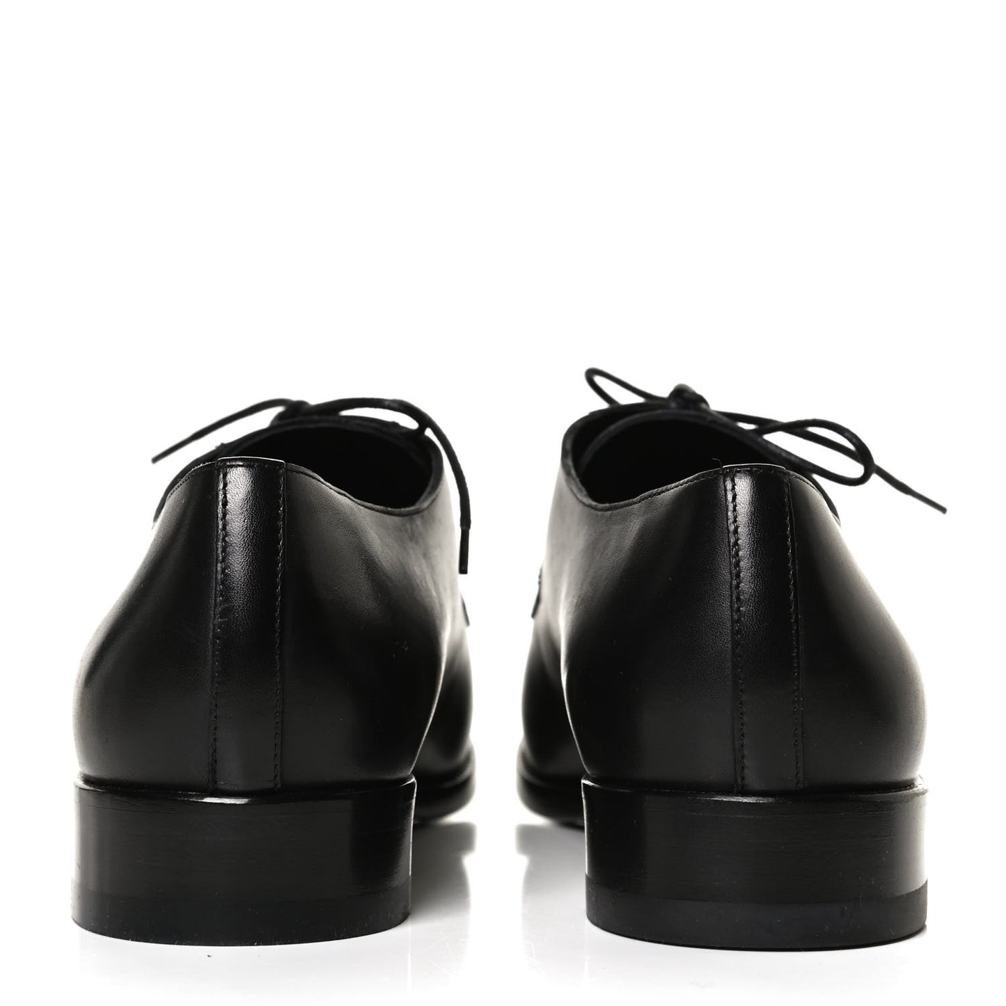 Calfskin Mens Simon Derby Lace Up Shoes 41.5 Black