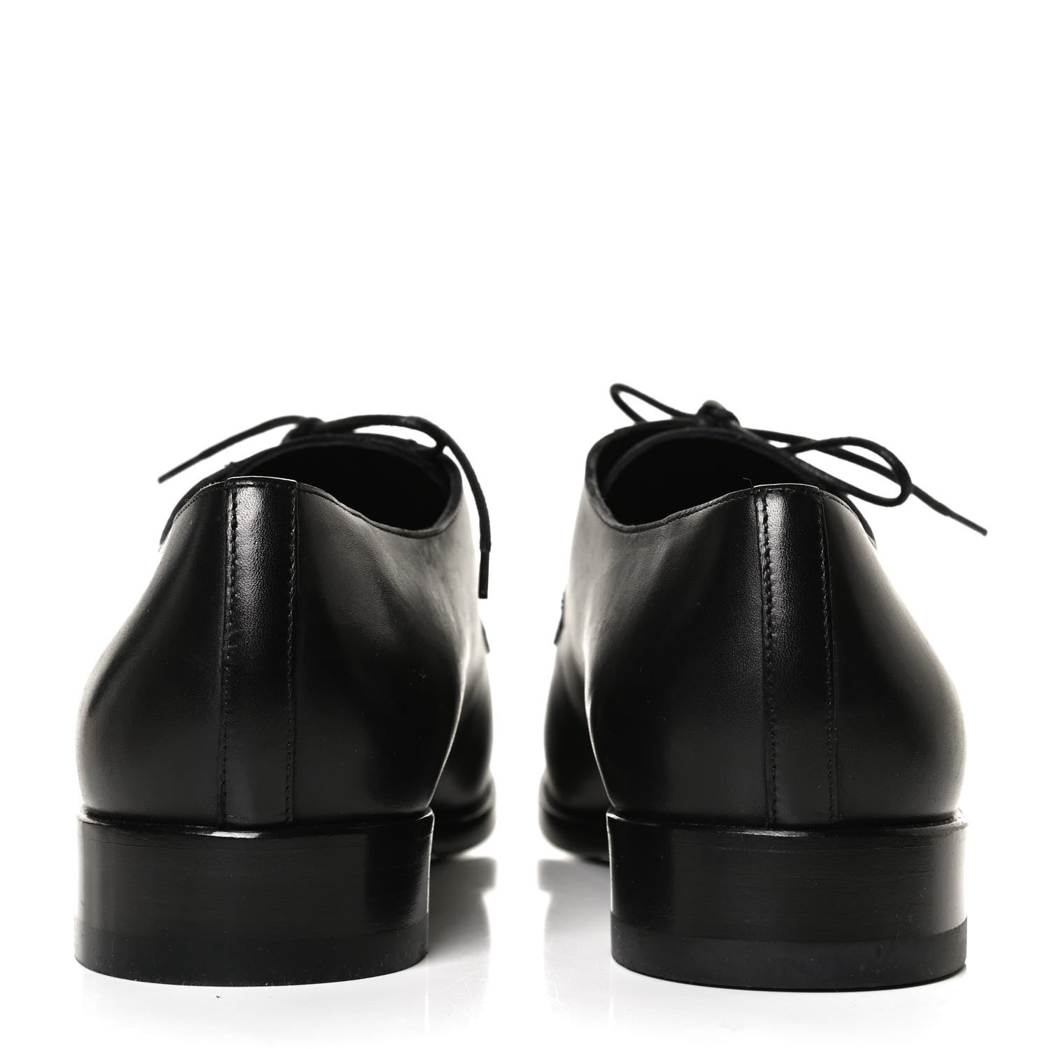 Saint Laurent Calfskin Mens Simon Derby Lace Up Shoes 41.5 Black 5 of 10