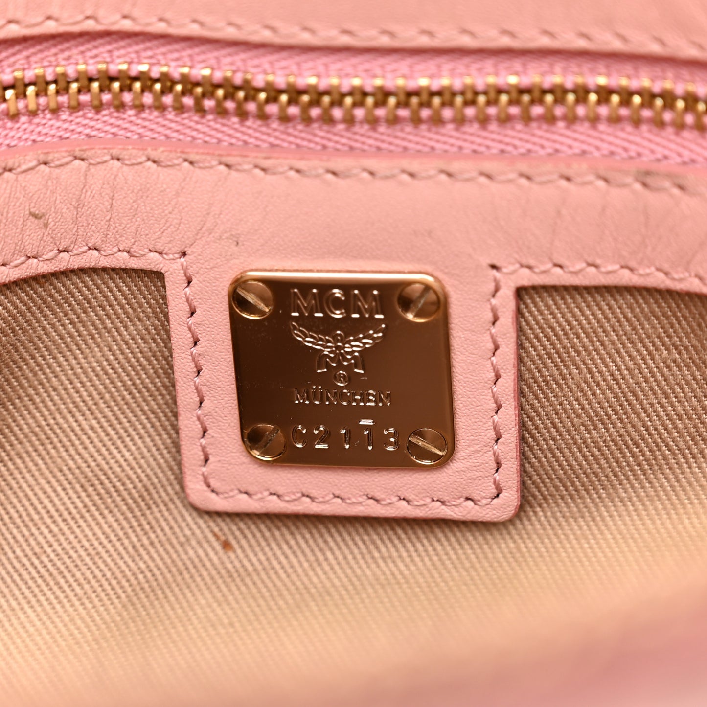 Visetos Medium Crossbody Pouch Light Pink
