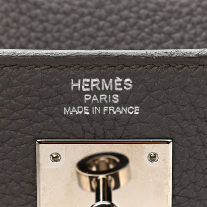 Hermes Togo Kelly Retourne 28 Etain 7 of 10