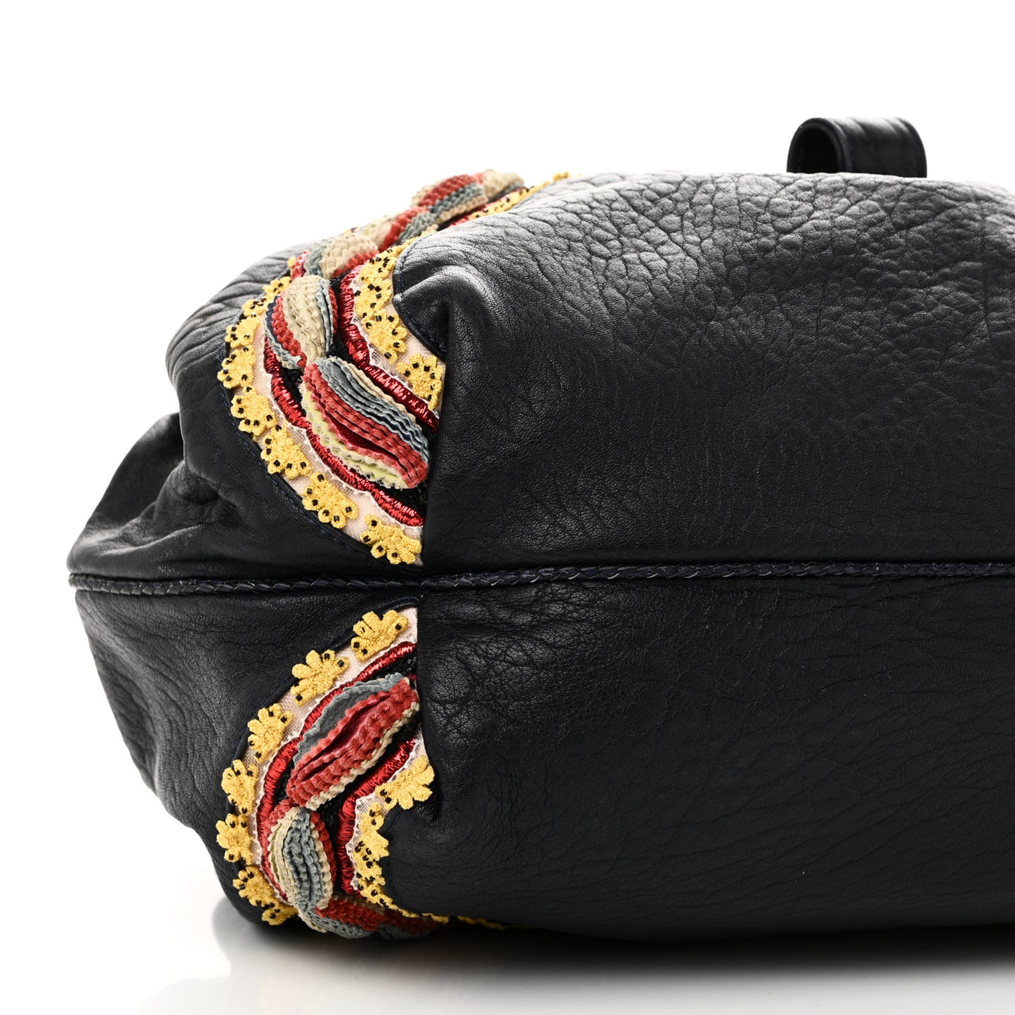 Nappa Embroidered Spy Purple Multicolor